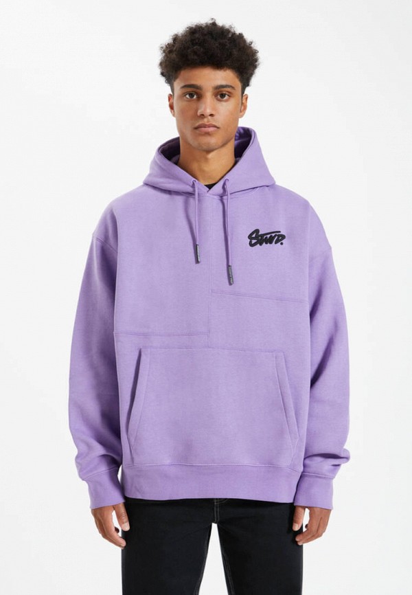 

Худи Pull&Bear, Фиолетовый, Join Life