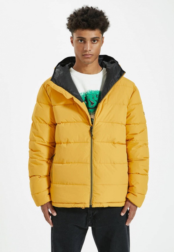 

Куртка утепленная Pull&Bear, Желтый, Join life