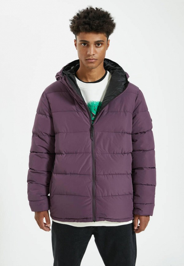 

Куртка утепленная Pull&Bear, Фиолетовый