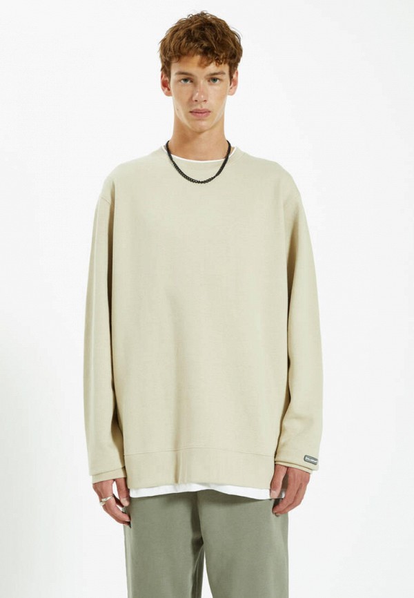 

Свитшот Pull&Bear, Бежевый, Join Life