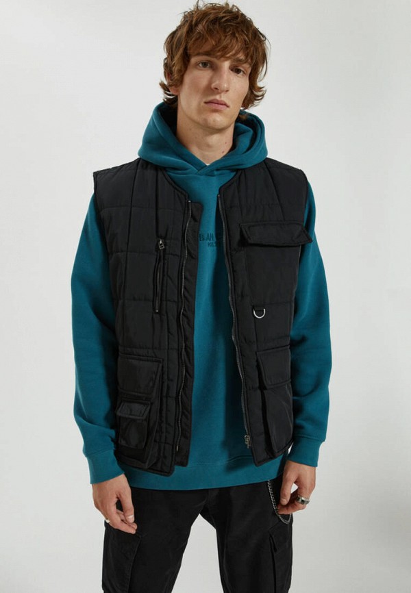 

Жилет утепленный Pull&Bear, Черный