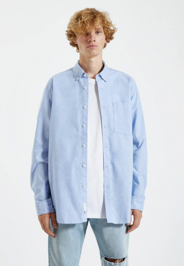

Рубашка Pull&Bear, Голубой