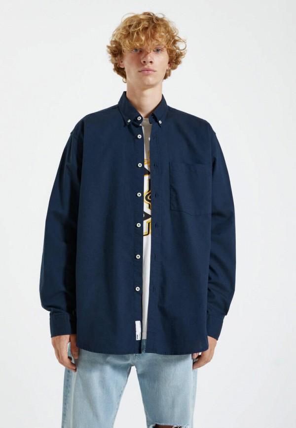 

Рубашка Pull&Bear, Синий