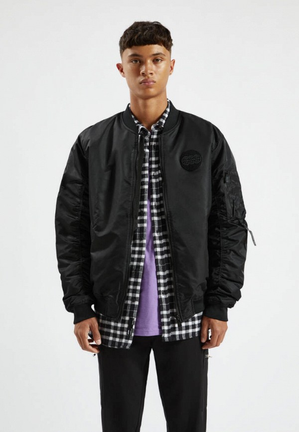 

Куртка утепленная Pull&Bear, Черный, Join life