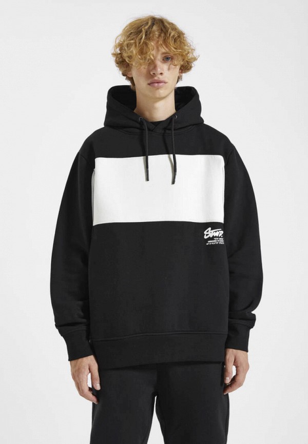 

Худи Pull&Bear, Черный, Join Life