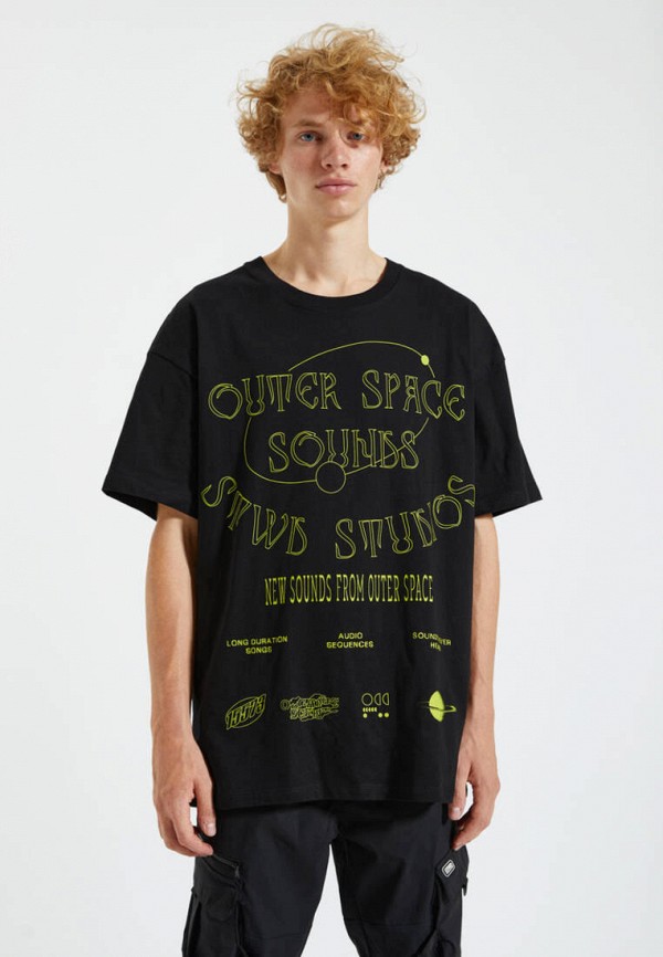 

Футболка Pull&Bear, Черный