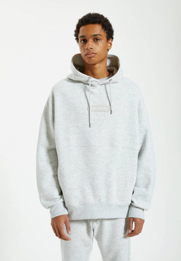 

Худи Pull&Bear, Серый, Join Life