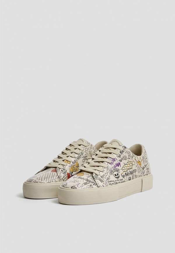 

Кеды Pull&Bear, Бежевый