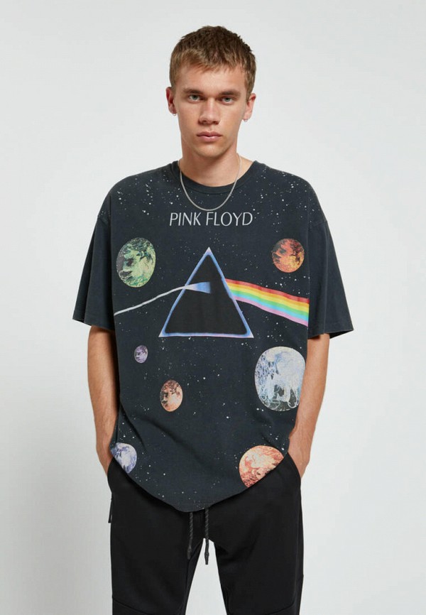 

Футболка Pull&Bear, Черный, PINK FLOYD