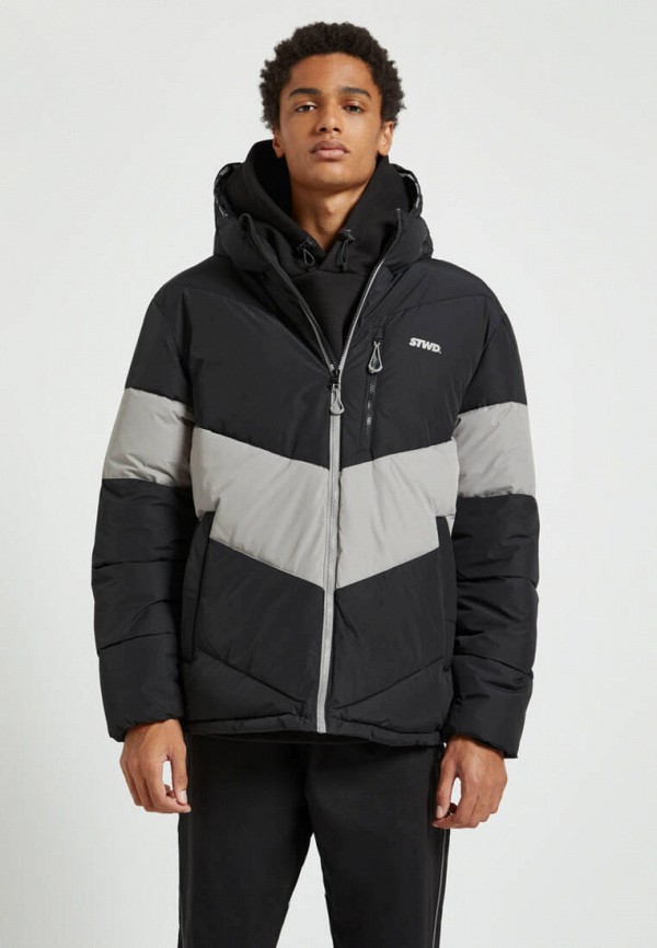 

Куртка утепленная Pull&Bear, Черный