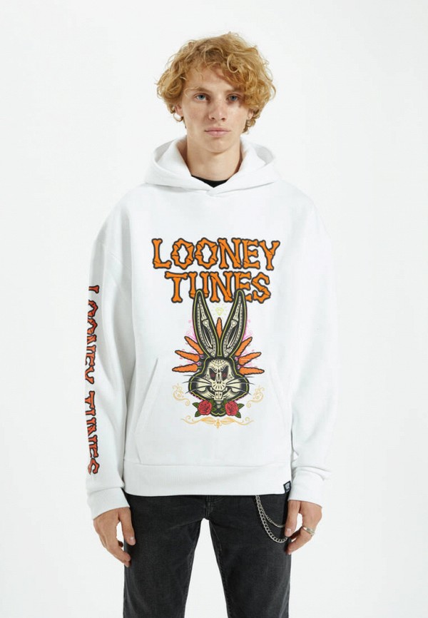

Худи Pull&Bear, Белый, LOONEY TUNES