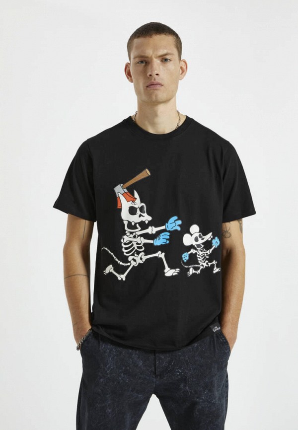 

Футболка Pull&Bear, Черный