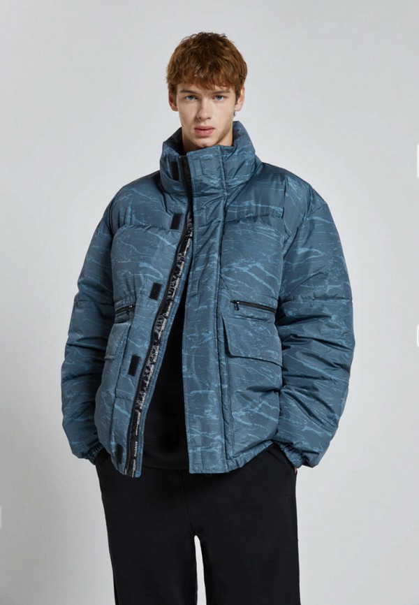 

Куртка утепленная Pull&Bear, Синий