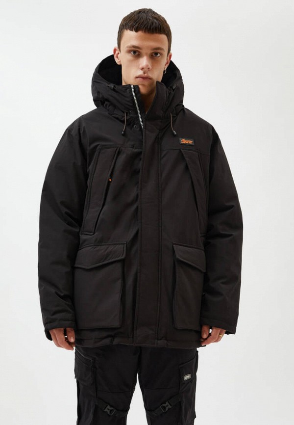 

Куртка утепленная Pull&Bear, Черный