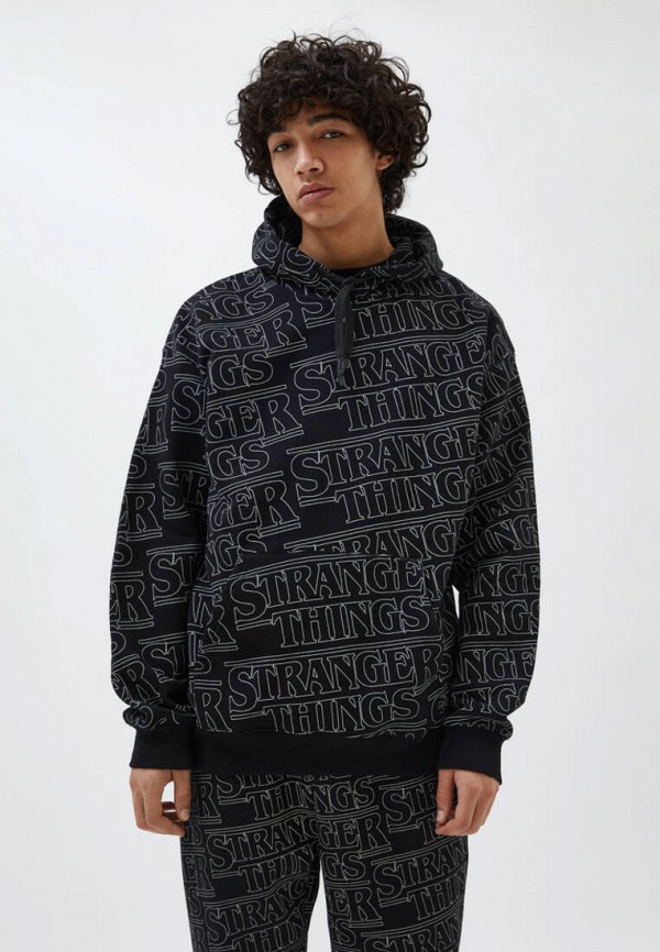 

Худи Pull&Bear, Черный, STRANGER THINGS 3, Join Life