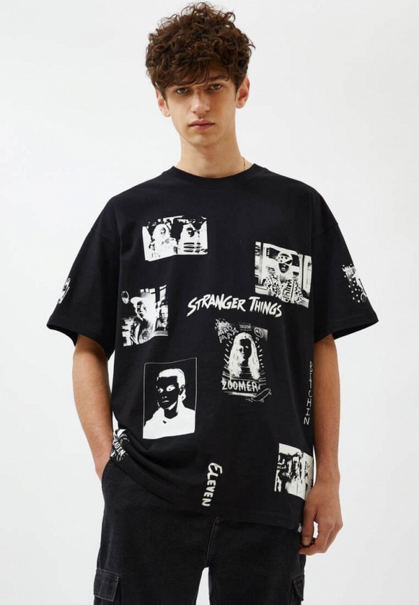 

Футболка Pull&Bear, Черный