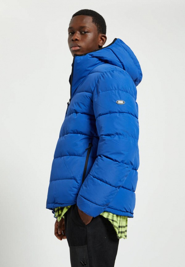 Куртка утепленная Pull&Bear цвет синий  Фото 4