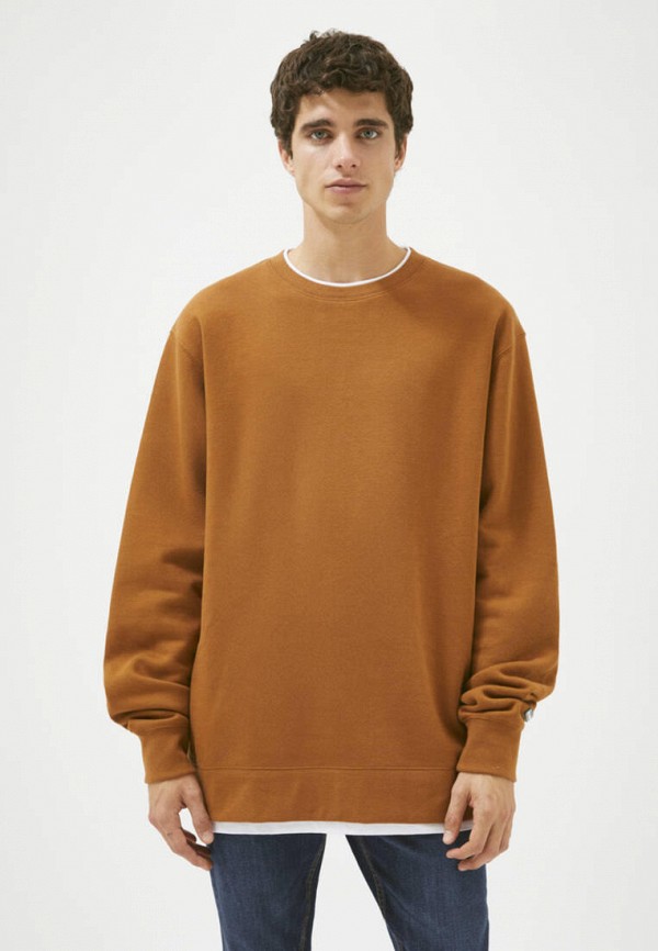 

Свитшот Pull&Bear, Коричневый, Join Life