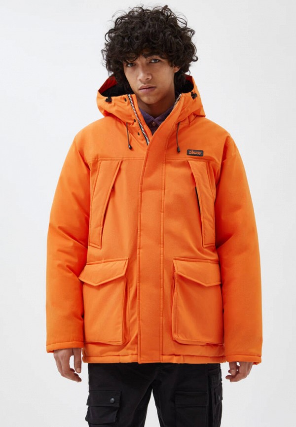 

Куртка утепленная Pull&Bear, Оранжевый