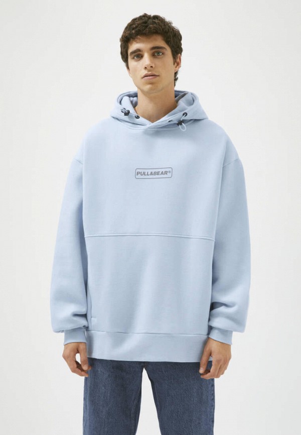 

Худи Pull&Bear, Голубой, Join Life