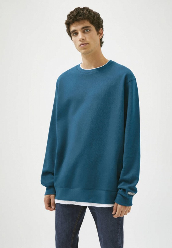 

Свитшот Pull&Bear, Синий, Join Life