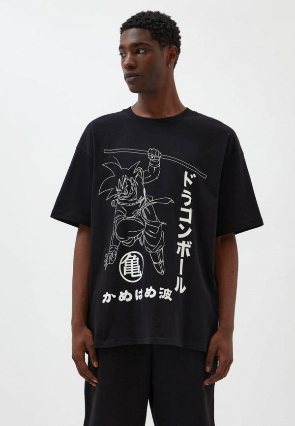 

Футболка Pull&Bear, Черный, DRAGON BALL, Join Life