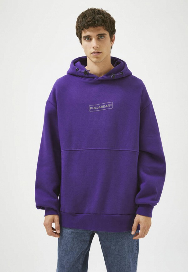 

Худи Pull&Bear, Фиолетовый, Join Life