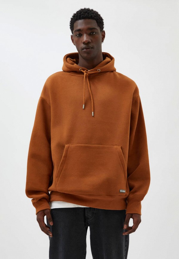 

Худи Pull&Bear, Коричневый, Join Life