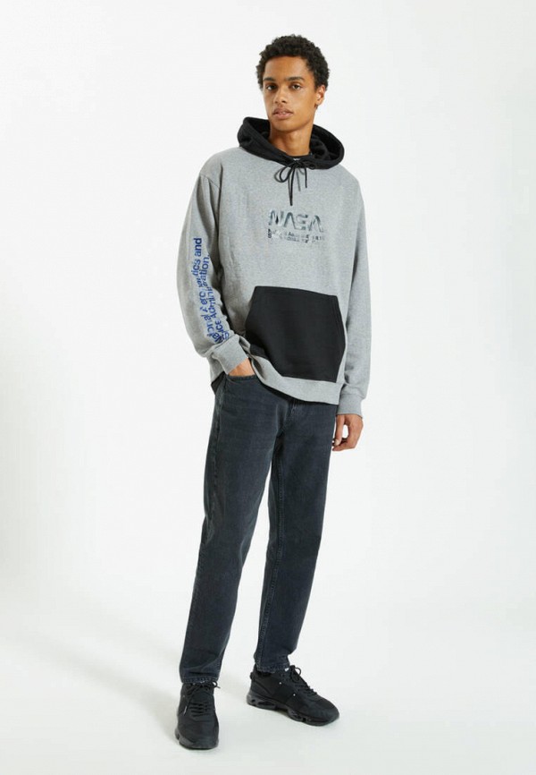 

Худи Pull&Bear, Серый, NASA