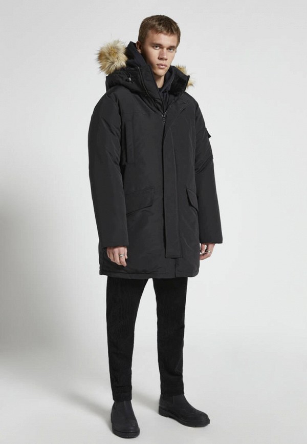 

Куртка утепленная Pull&Bear, Черный
