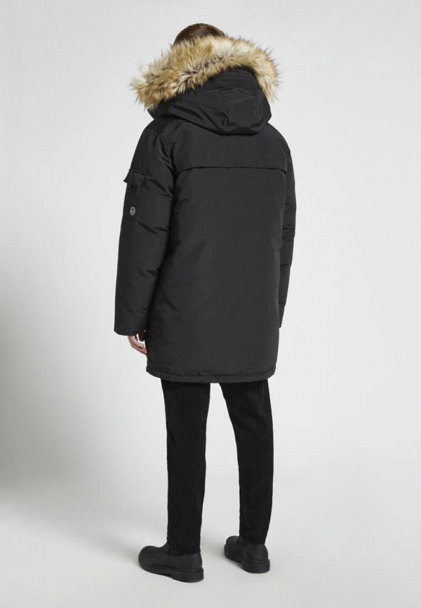 Куртка утепленная Pull&Bear цвет черный  Фото 2