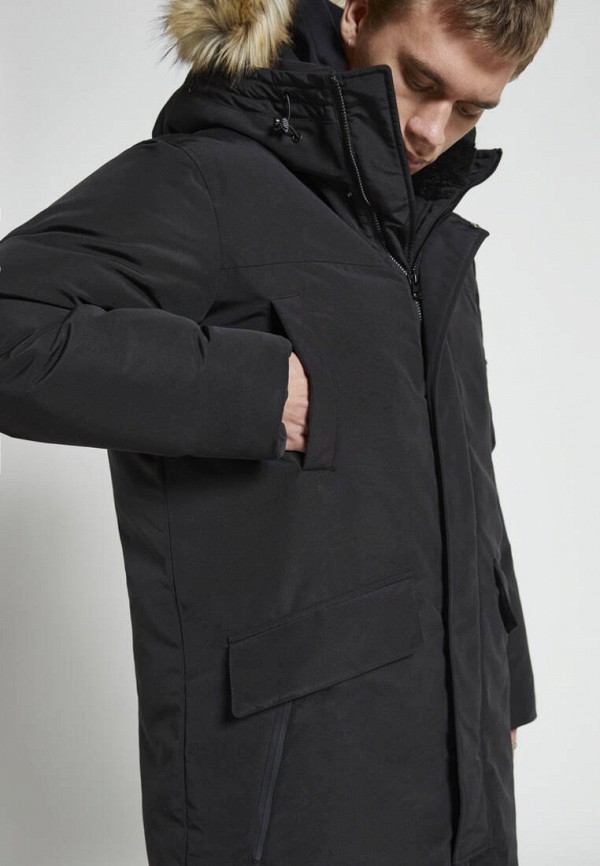 Куртка утепленная Pull&Bear цвет черный  Фото 3