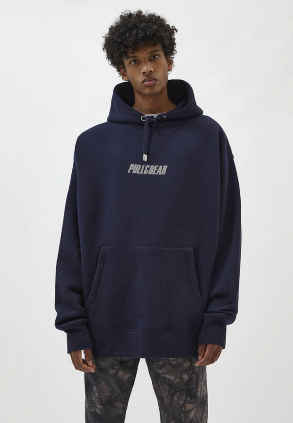 

Худи Pull&Bear, Синий, Join Life