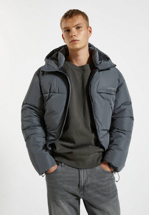 

Куртка утепленная Pull&Bear, Серый
