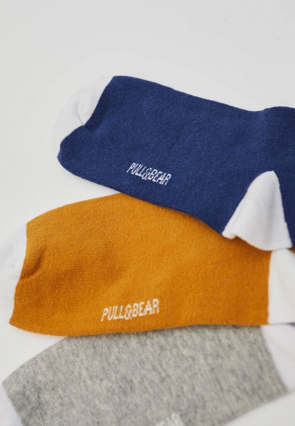 Носки 3 пары Pull&Bear цвет разноцветный  Фото 2