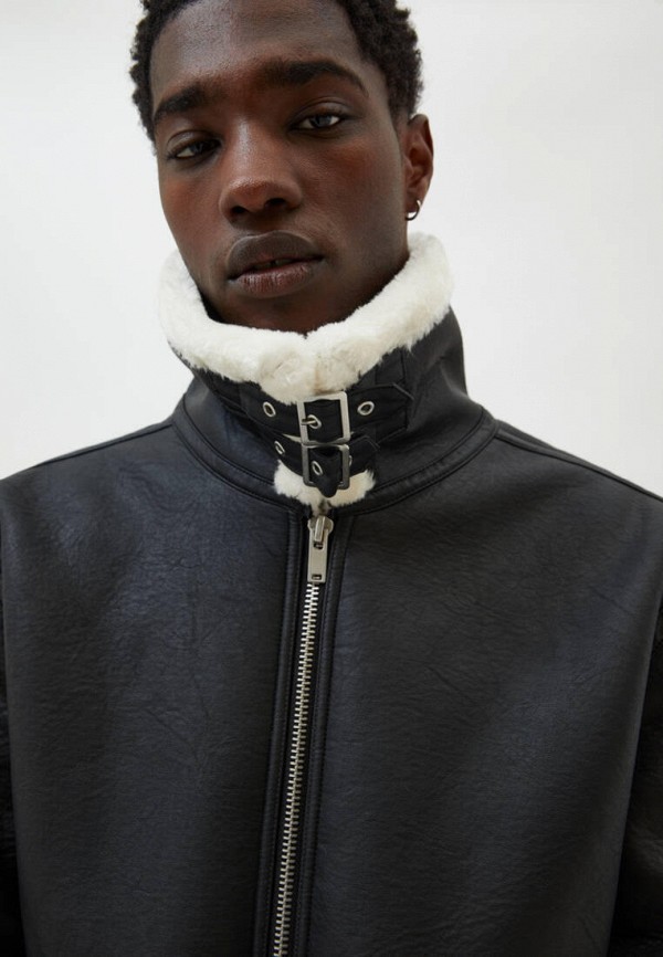 

Дубленка Pull&Bear, Черный