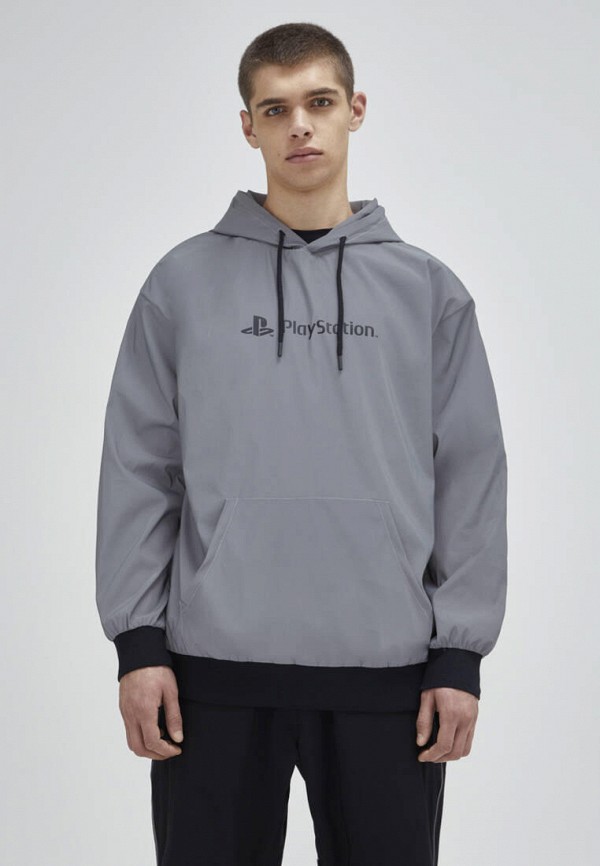 

Худи Pull&Bear, Серый, PLAY STATION