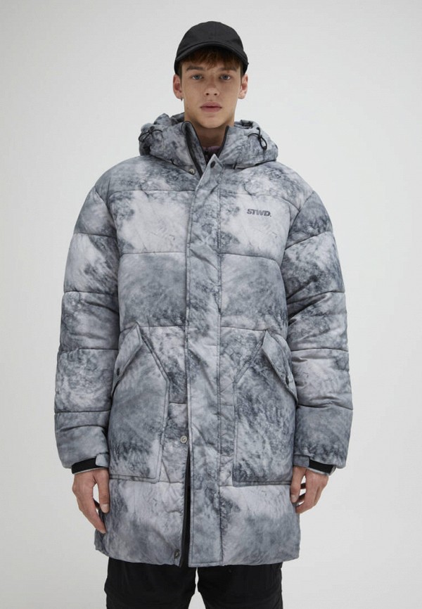 

Куртка утепленная Pull&Bear, Серый
