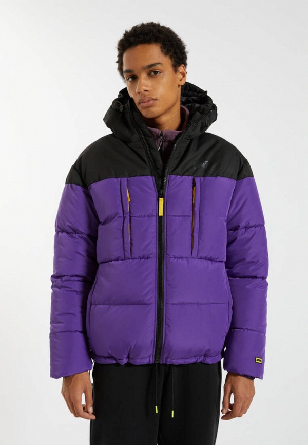 

Куртка утепленная Pull&Bear, Фиолетовый