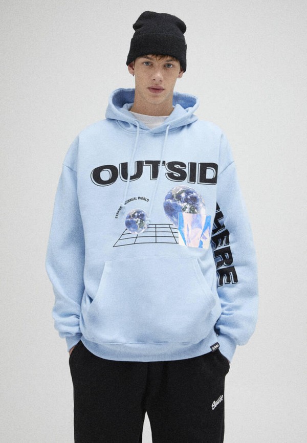 

Худи Pull&Bear, Голубой