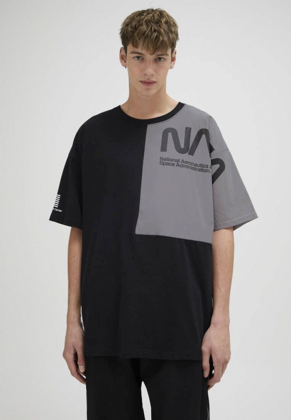 

Футболка Pull&Bear, Черный, Join life