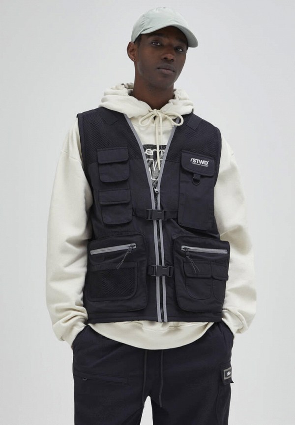 

Жилет утепленный Pull&Bear, Черный, Join life