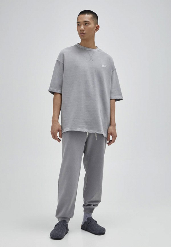 

Футболка Pull&Bear, Серый, Join Life