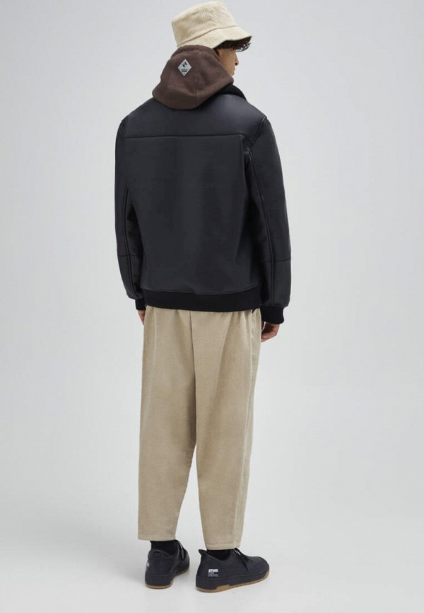 

Куртка кожаная Pull&Bear, Черный