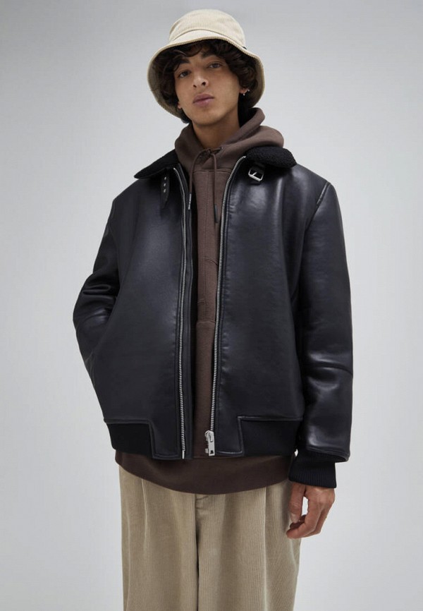 фото Куртка кожаная pull&bear