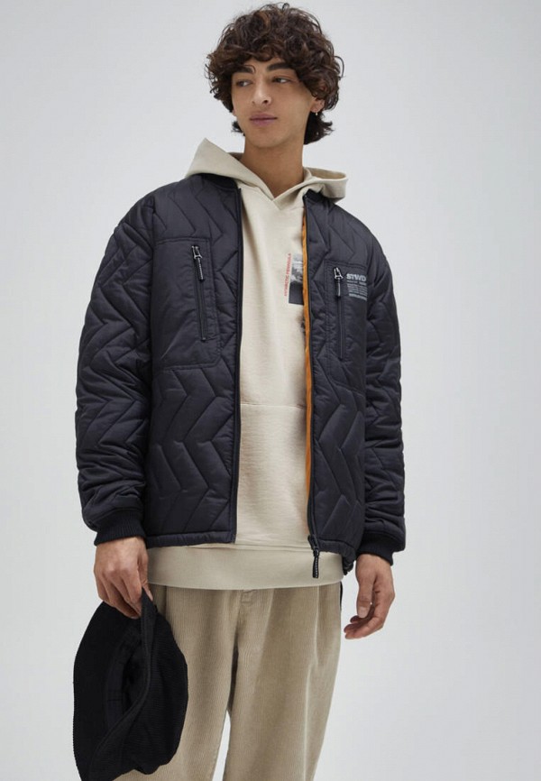 

Куртка утепленная Pull&Bear, Черный