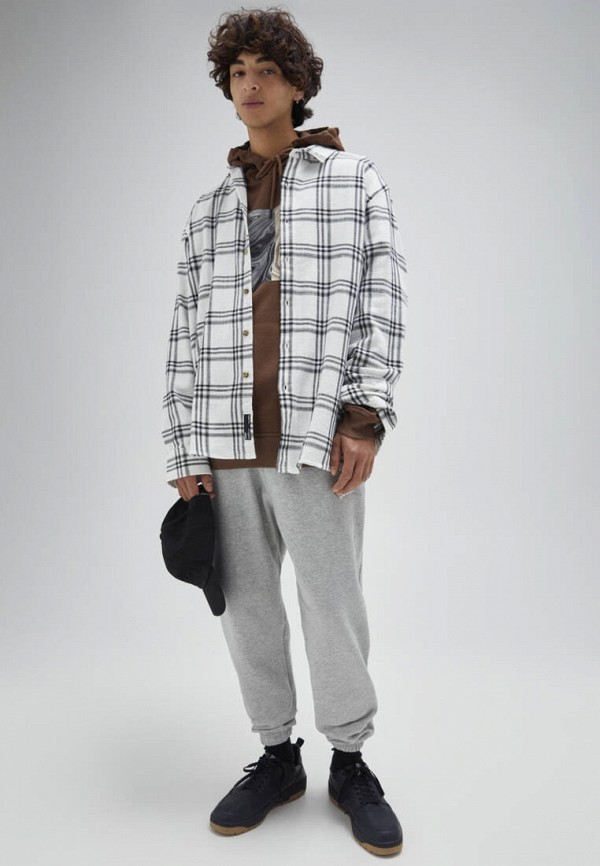 

Рубашка Pull&Bear, Белый, Join life