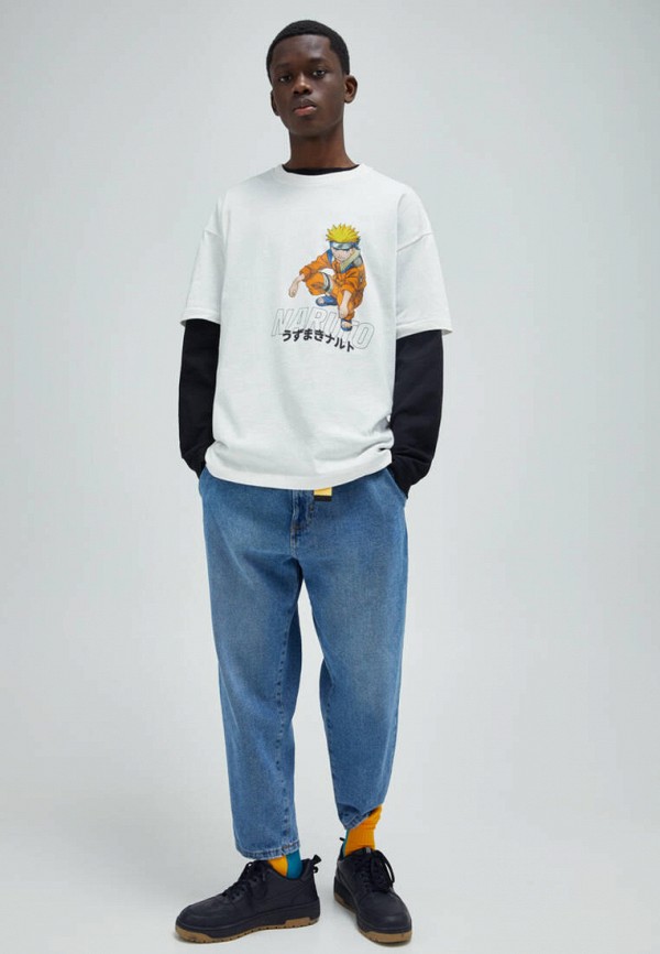 

Футболка Pull&Bear, Белый, Join life