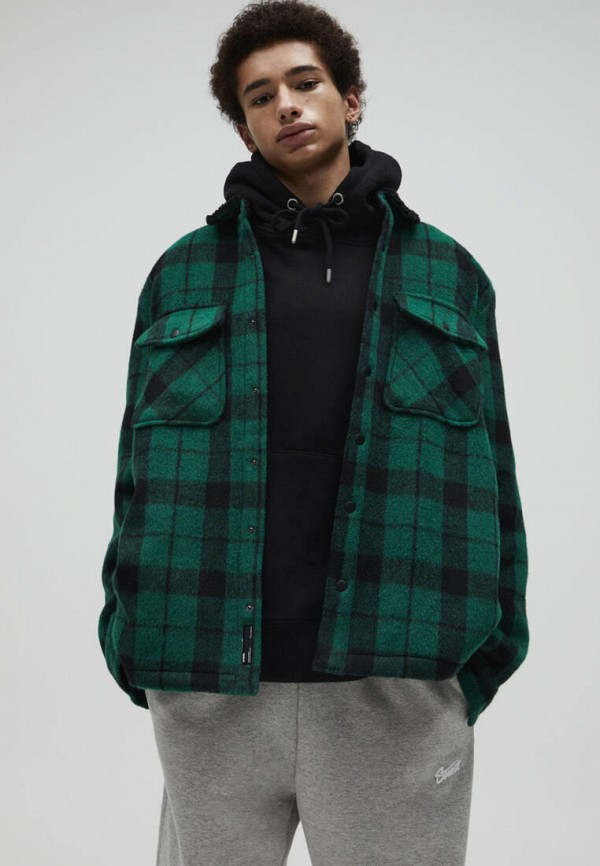 

Рубашка Pull&Bear, Зеленый