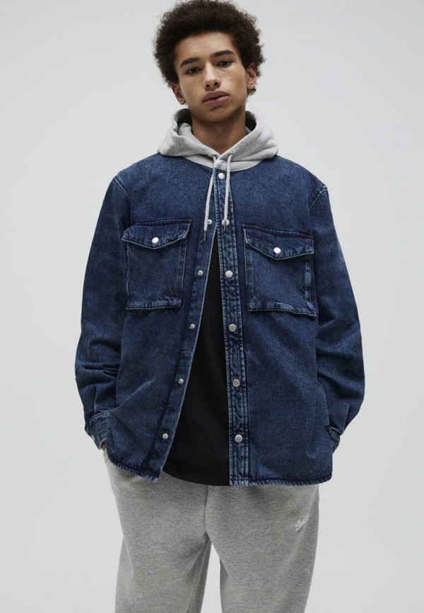 фото Рубашка джинсовая pull&bear